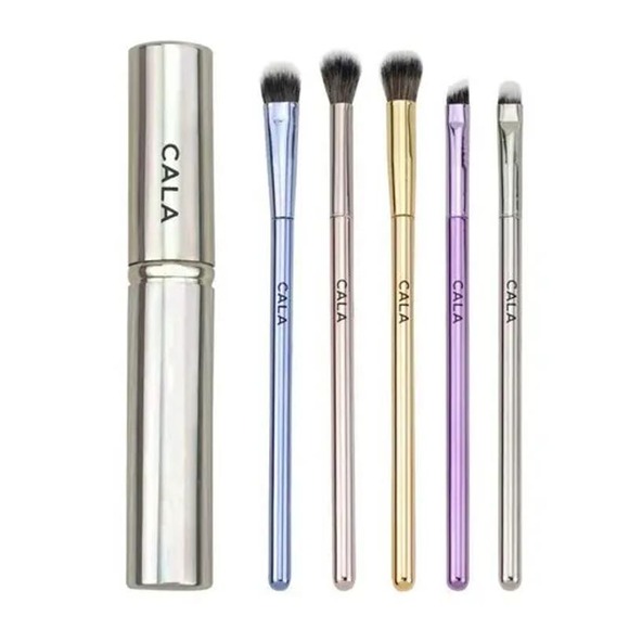 Cala "Eye Need It" Essential Eye Kit Brushes & Travel Case - Picture 1 of 2